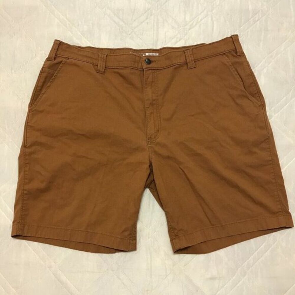 Carhartt‎ brown flat front shorts size 42